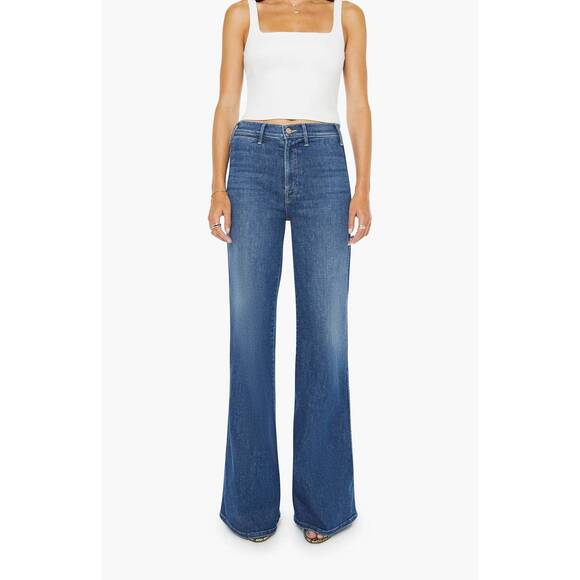 MOTHER Denim - NEW MOTHER hustler roller sneak wide leg jeans in catch